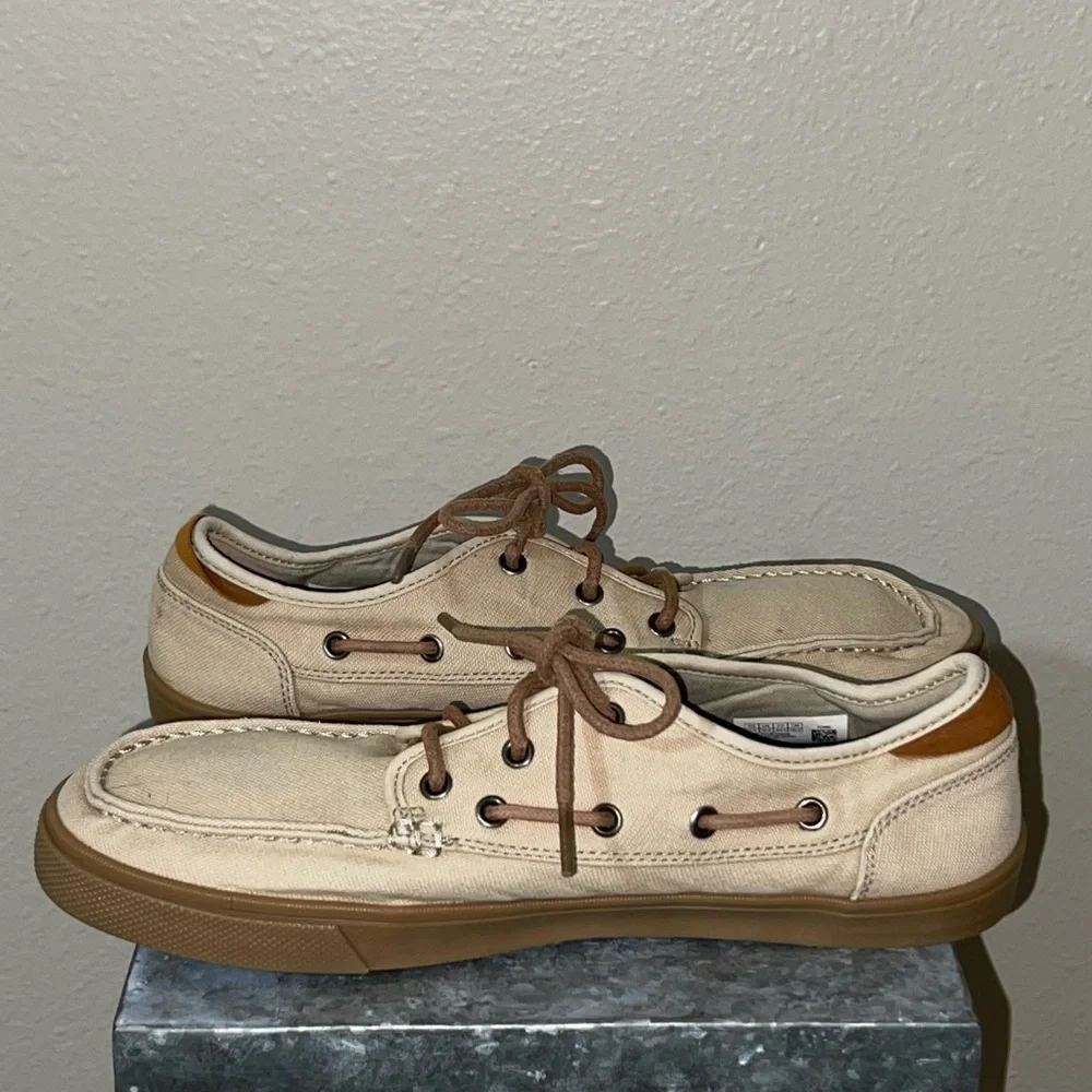 Toms Men’s Tan Cream Casual Loafer, Size 11.5